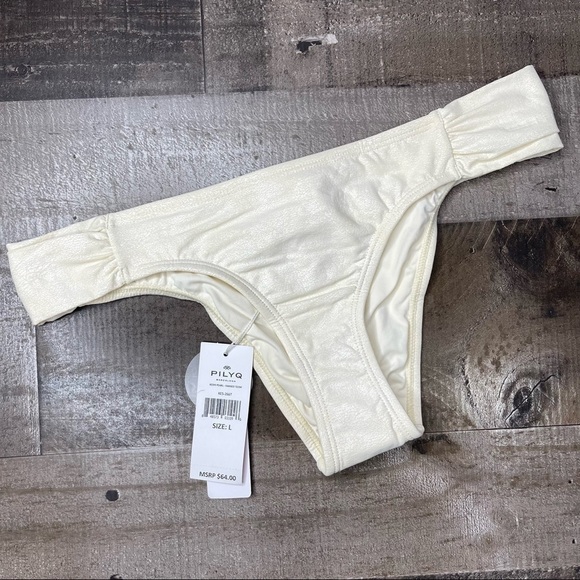 NWT Pilyq Keshi Pearl-Fanned Tenny size Large - Picture 12 of 12